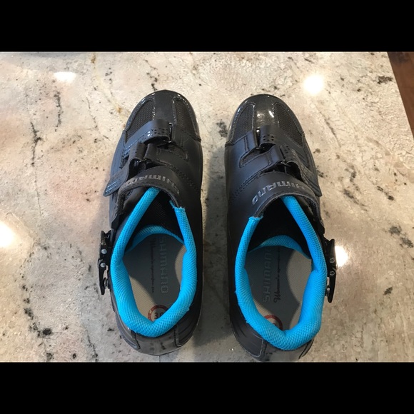 Shomano cycle/spin shoes with clips. Size 7/39 - Picture 2 of 3